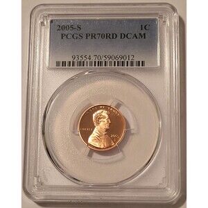 2005 S Lincoln Memorial Cent Proof PR70 RED DCAM PCGS